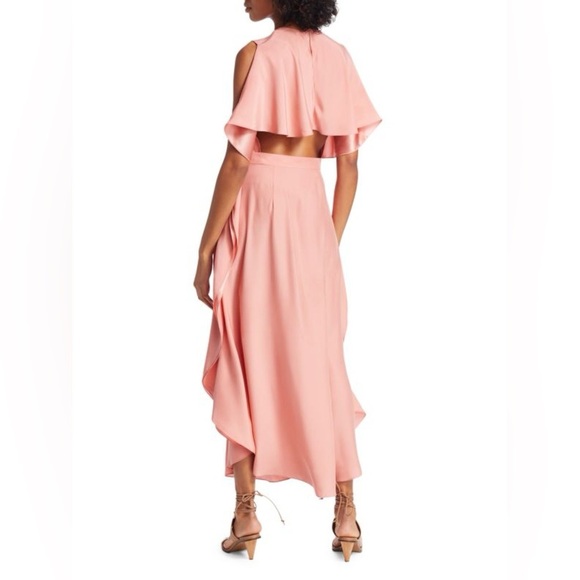 NWT Stella McCartney Rosa Flutter Midi Dress - Picture 4 of 8